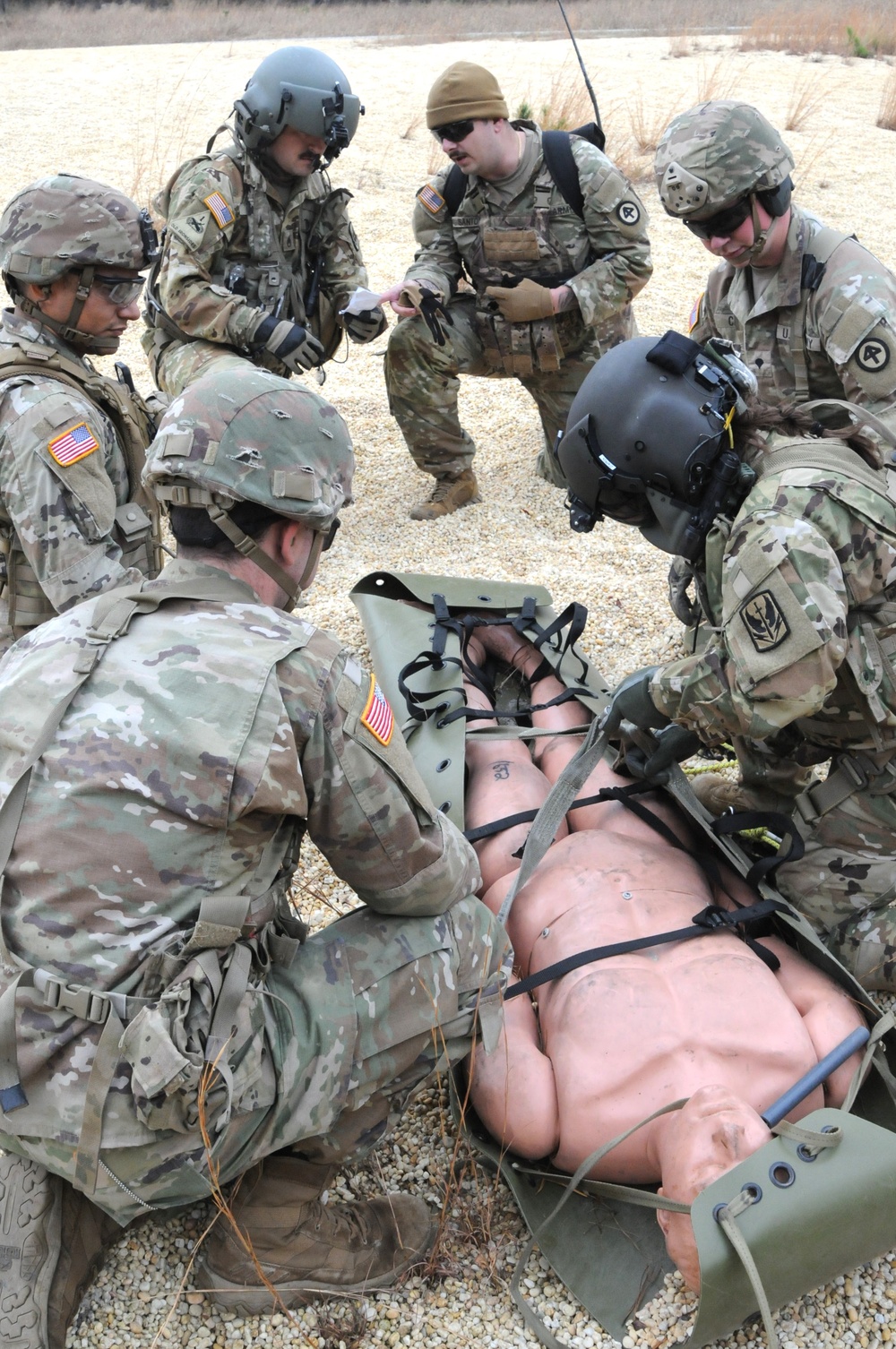 Fort Dix- MedEvac Training for 1st BN 114 Infantry