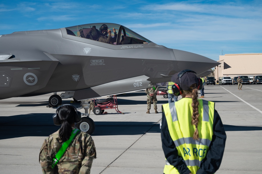 RAAF Supports 422nd TES at Nellis.