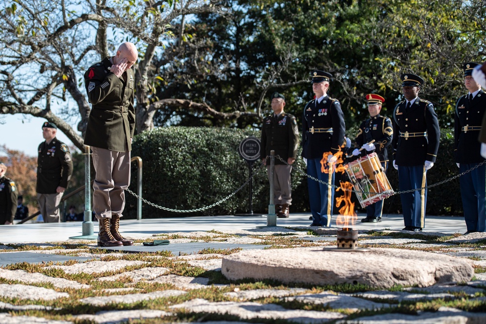 1st Special Forces Command (Airborne) Wreath-Laying Ceremony to Commemorate President John F. Kennedy's Contributions to the U.S. Army Special Forces