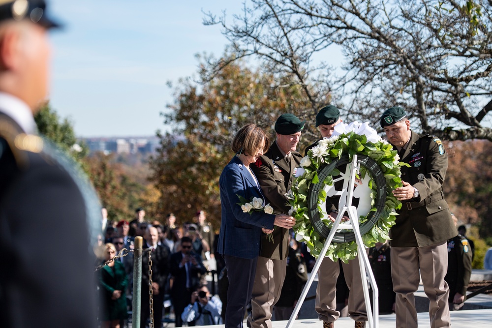 1st Special Forces Command (Airborne) Wreath-Laying Ceremony to Commemorate President John F. Kennedy's Contributions to the U.S. Army Special Forces