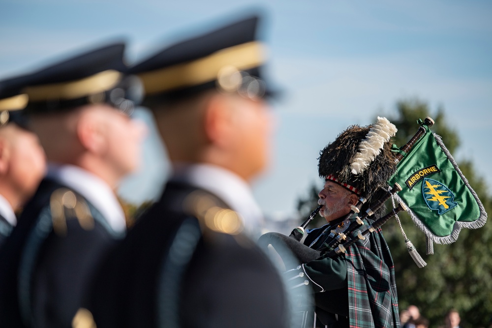 1st Special Forces Command (Airborne) Wreath-Laying Ceremony to Commemorate President John F. Kennedy's Contributions to the U.S. Army Special Forces