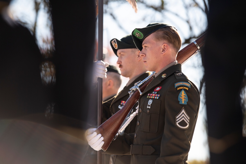 1st Special Forces Command (Airborne) Wreath-Laying Ceremony to Commemorate President John F. Kennedy's Contributions to the U.S. Army Special Forces