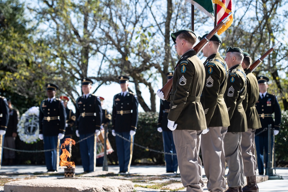 1st Special Forces Command (Airborne) Wreath-Laying Ceremony to Commemorate President John F. Kennedy's Contributions to the U.S. Army Special Forces