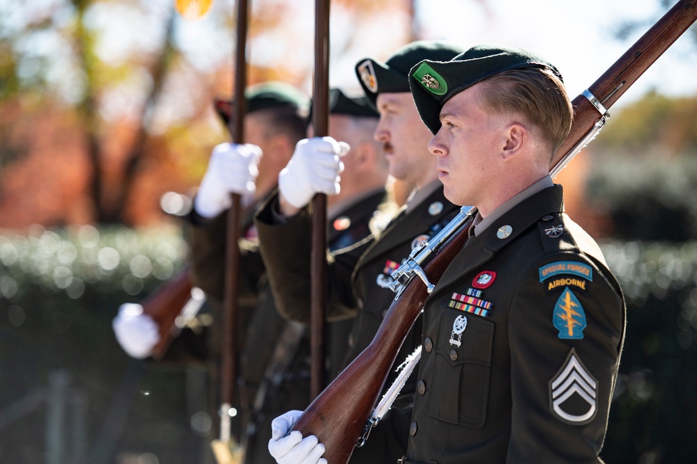 1st Special Forces Command (Airborne) Wreath-Laying Ceremony to Commemorate President John F. Kennedy's Contributions to the U.S. Army Special Forces