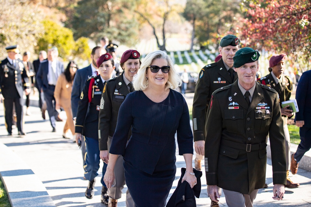 1st Special Forces Command (Airborne) Wreath-Laying Ceremony to Commemorate President John F. Kennedy's Contributions to the U.S. Army Special Forces