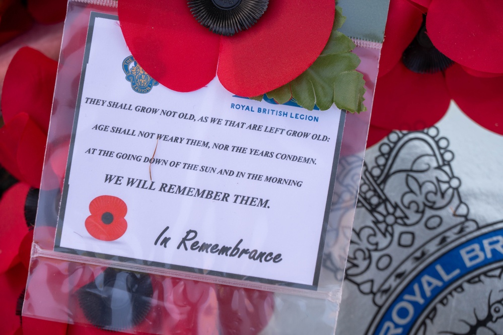 Pathfinders, Royal Air Force hold joint Remembrance Day ceremony