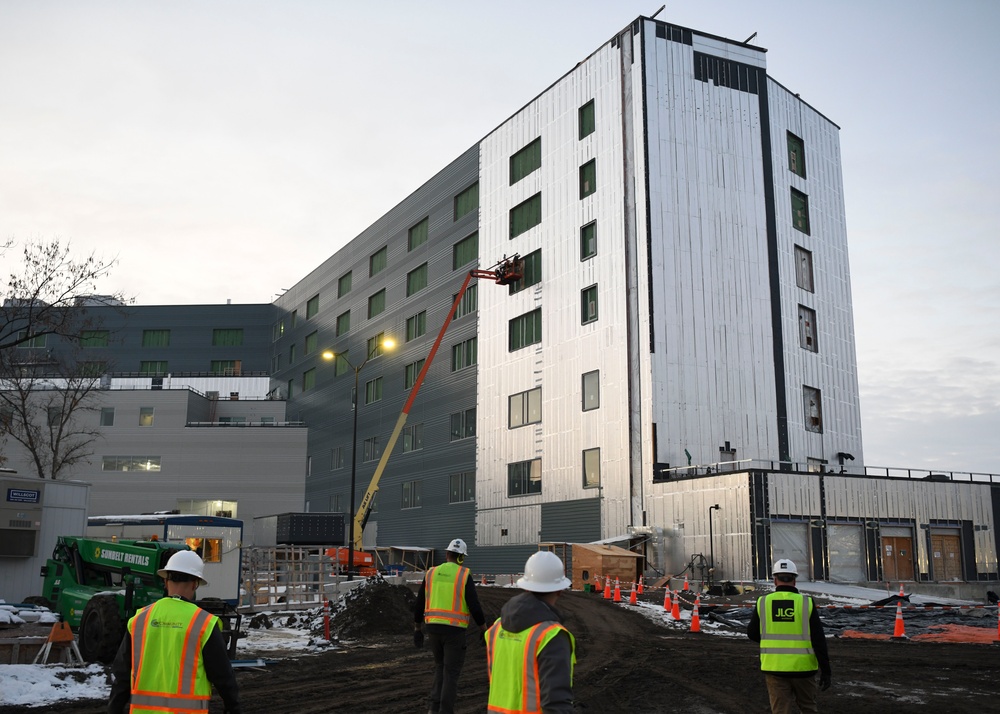 319th Medical Group tours developing Altru Health System medical center