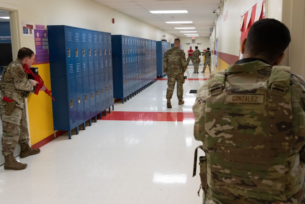 Safety first: 316th Security Forces Group enhances preparedness with active shooter training at base school