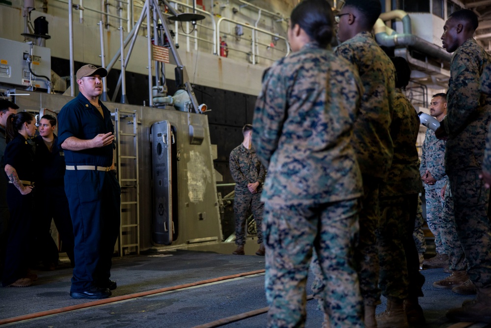 Marines tour the LCAC