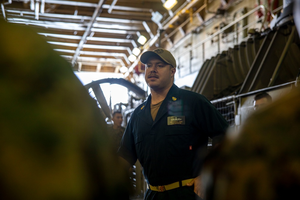 Marines tour the LCAC