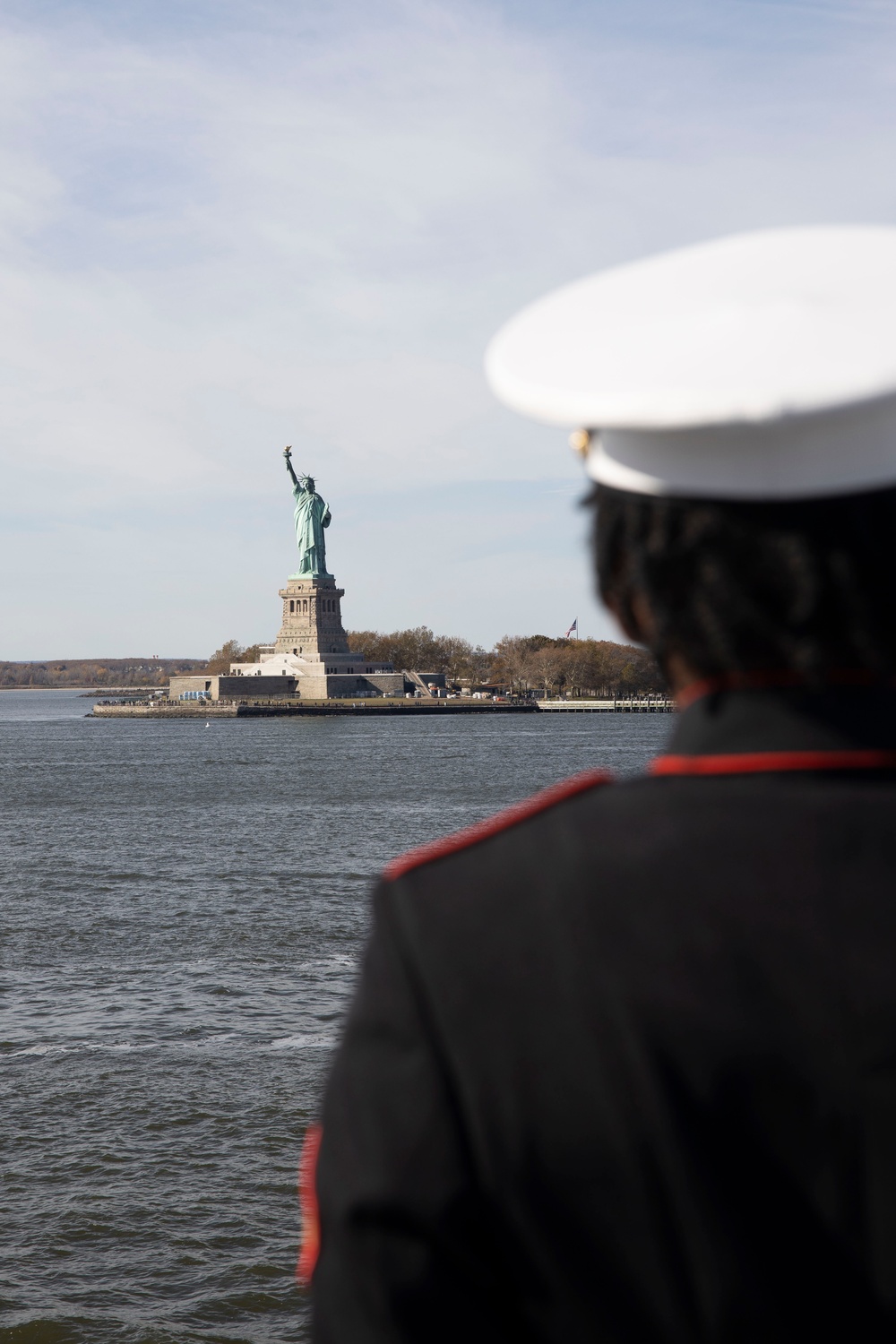 USS New York Man the rails