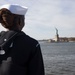 USS New York Man the rails