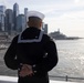 USS New York Man the rails
