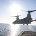 Marine Medium Tltrotor Squadron 774 landing on the USS New York