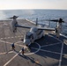 Marine Medium Tltrotor Squadron 774 landing on the USS New York