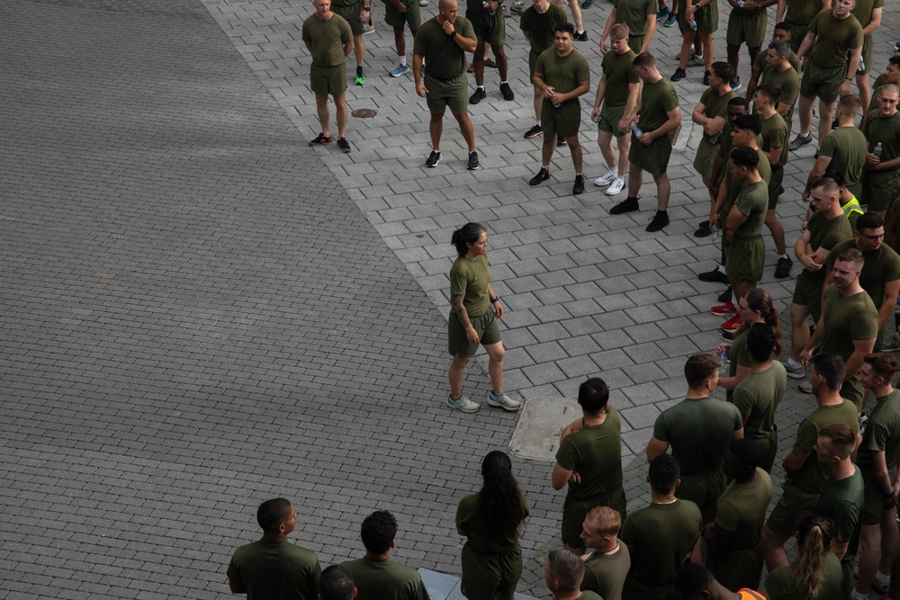 Marine Corps Support Facility Cake-Cutting Ceremony at the World War II Museum