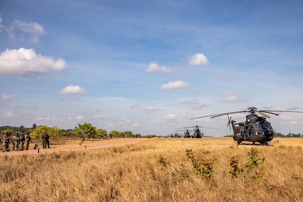 101st Airborne Division (Air Assault), Brazilian army soldiers conduct air assault during SV24