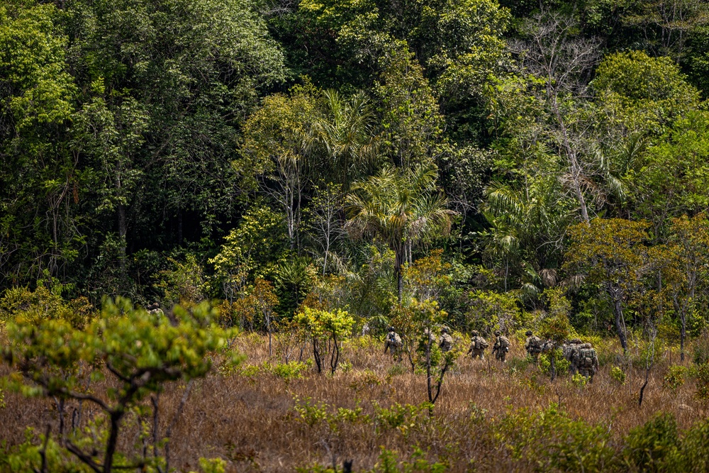 101st Airborne Division (Air Assault), Brazilian army soldiers conduct air assault during SV24