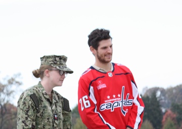 Washington Capitals, K-9s, Walter Reed, facility dogs, pet therapy