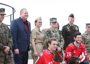 Former Washington Capitals’s team pup joins Walter Reed’s Facility Dog team