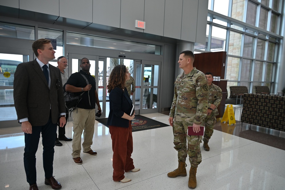 U.S. military legislative representative tours CRDAMC