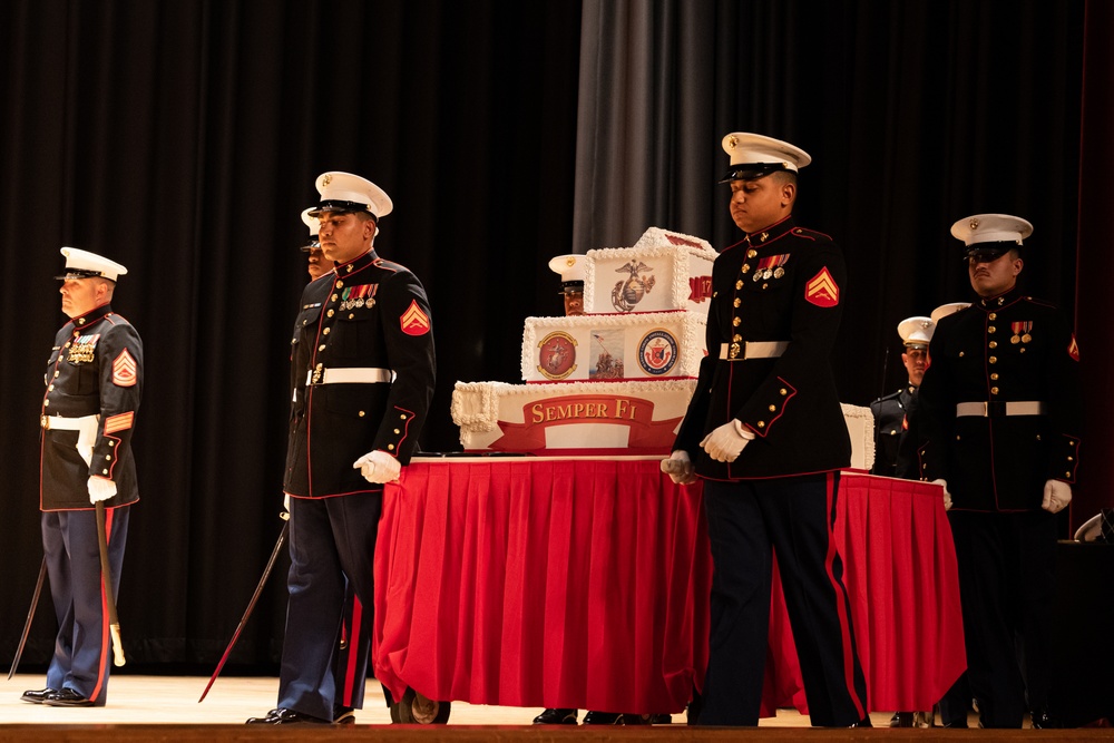 248th Marine Corps Birthday Cake Cutting Ceremony