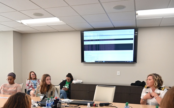 IWTC Corry Station Officer Guest Speaker for GenCyber Program