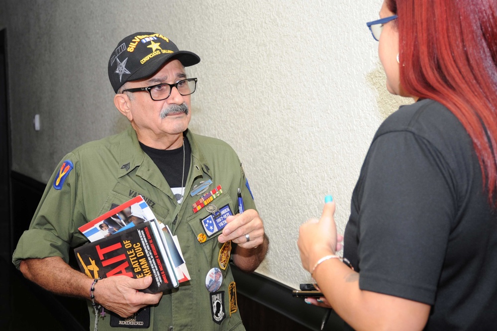 Different generations of veterans gather at Fort Buchanan