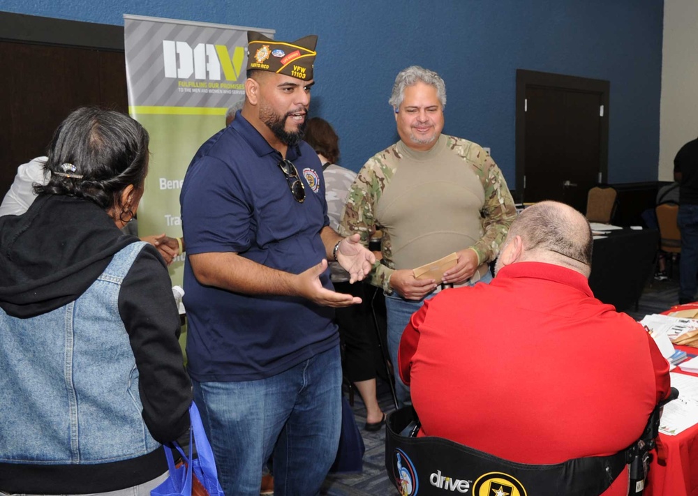 Different generations of veterans gather at Fort Buchanan