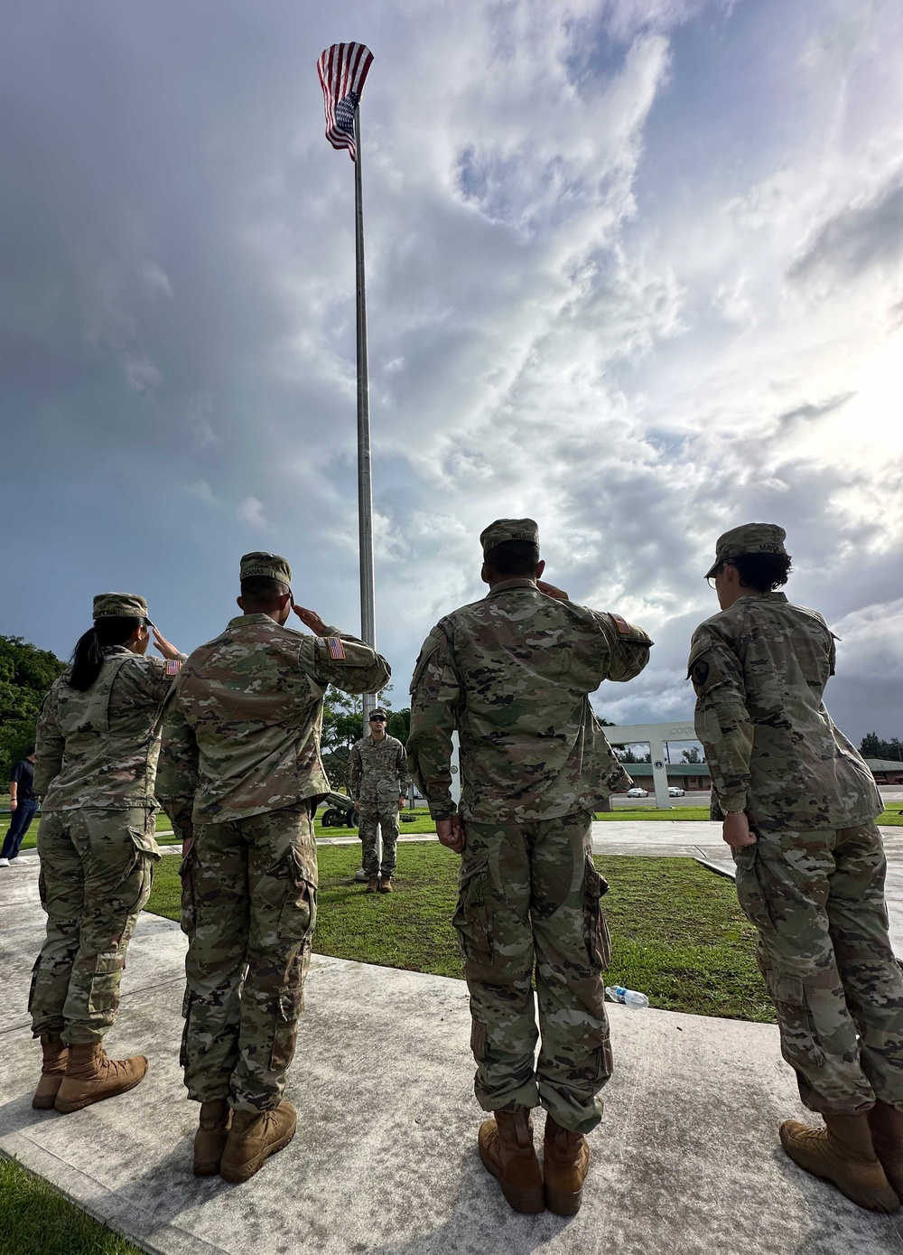 Different generations of veterans gather at Fort Buchanan