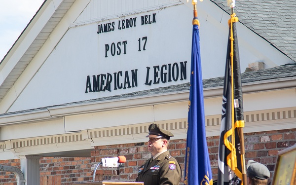 ARCENT Celebrates Kershaw County Veterans During Ceremony