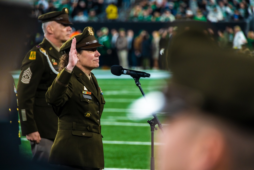 DVIDS Images Oath of Enlistment Ceremony during NFL Salute To