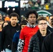 Oath of Enlistment Ceremony during NFL Salute to Service