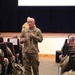 Command Sgt. Maj. Michael McMurdy, Command Sgt. Maj. U.S. Army Center for Initial Military Training, briefs CIMT initiatives to National Guard Leaders