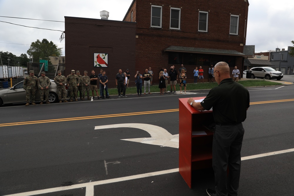 NC Guard Honors Community Leader for Soldier and Veterans Support