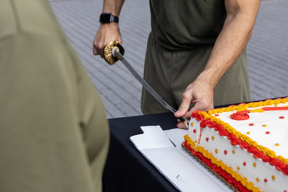 U.S. Marine Corps Cake Cutting Ceremony at the World War II Museum