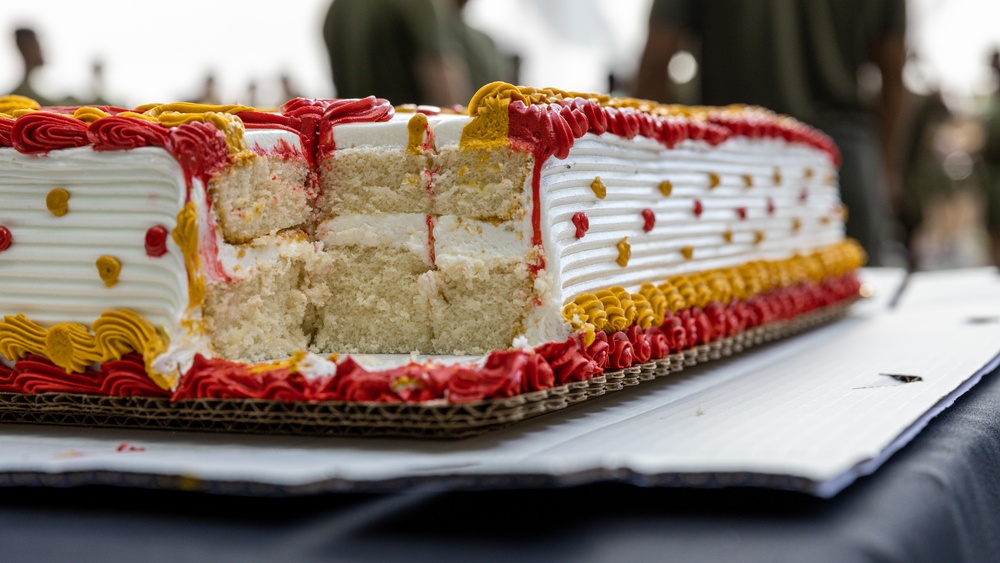 U.S. Marine Corps Cake Cutting Ceremony at the World War II Museum