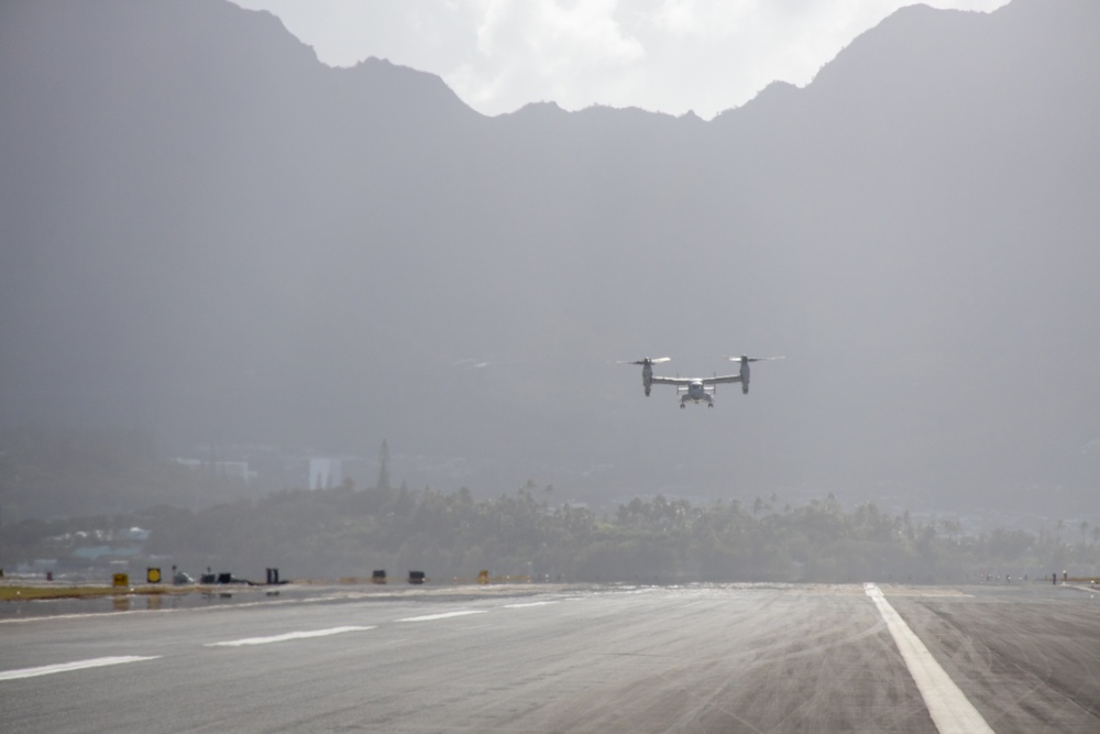 VMM-268 and 41st Airlift Squadron Participate in JPMRC 24-01