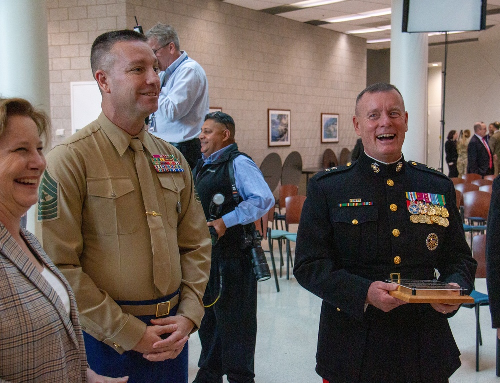 Marine Corps Installations Command Commanding General Speaks at Defense Logistics Agency Marine Corps Birthday Ceremony