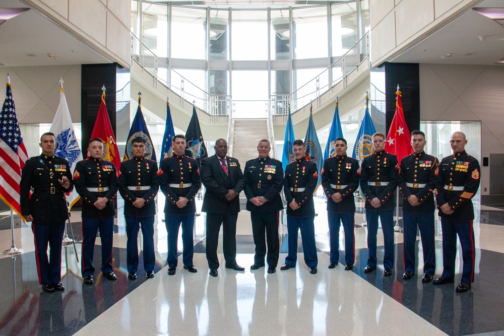 Marine Corps Installations Command Commanding General Speaks at Defense Logistics Agency Marine Corps Birthday Ceremony