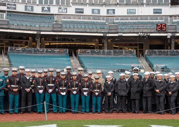 Marines with SPMAGTF visit Yankee Stadium