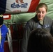 McKinney guides students on a U.S. Air Force KC-135 Stratotanker