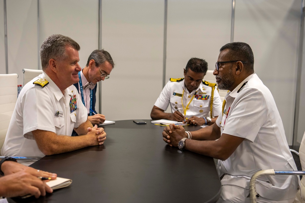 Commander, U.S. Pacific Fleet attends Indo Pacific International Maritime Exposition 2023