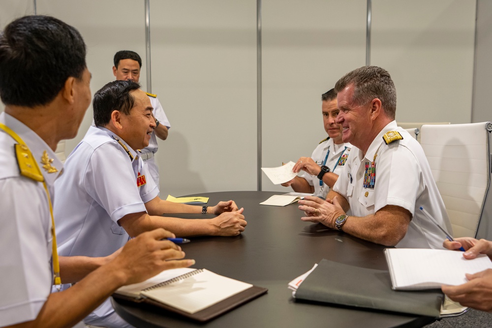 Commander, U.S. Pacific Fleet attends Indo Pacific International Maritime Exposition 2023