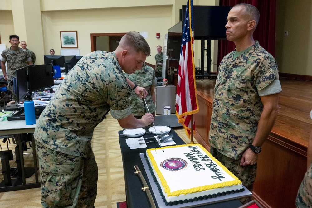 Joint Task Force-Red Hill Celebrates Marine Corps 248th Birthday