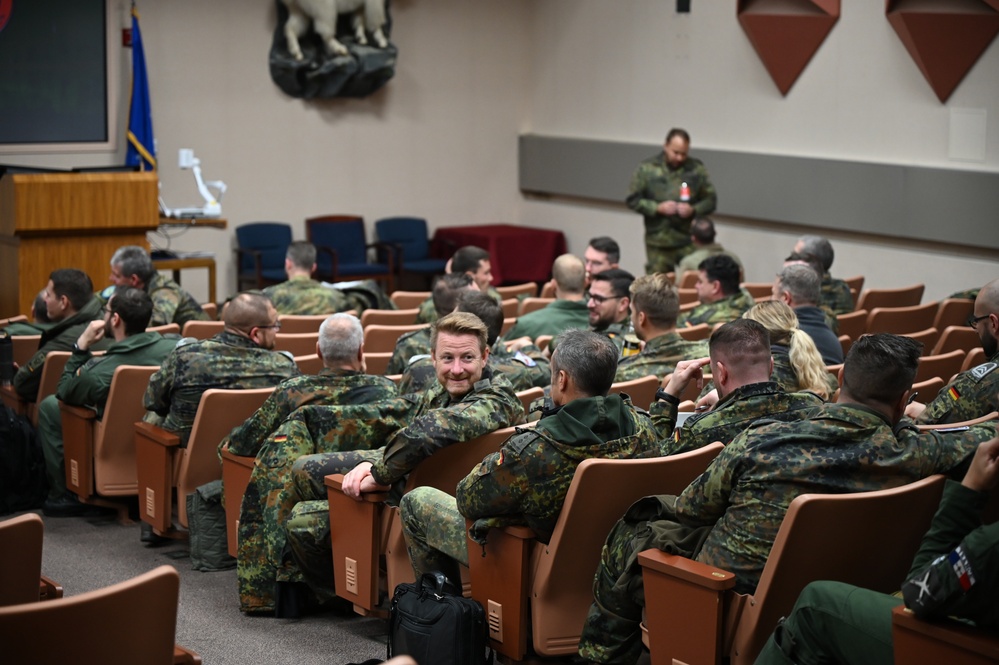 German Air Force visits Eielson for Site Survey