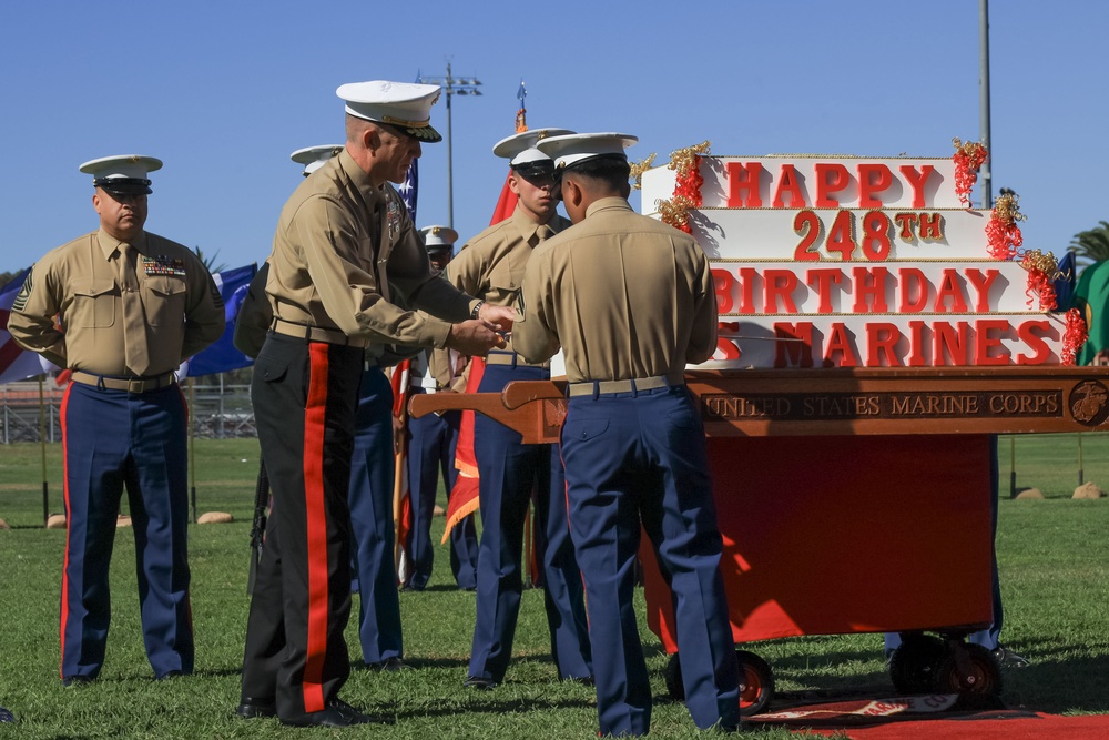 Marines and civilians celebrate H&amp;S Bn. 248th birthday pageant