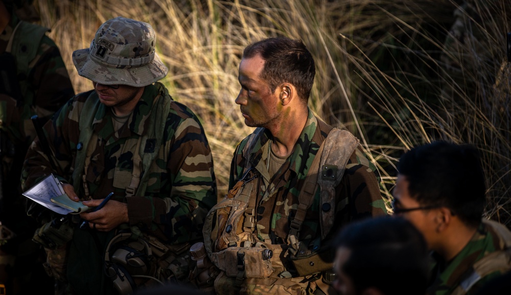 OPFOR 2-14 Hosts a Combined Arms Rehearsal during JPMRC 24-01