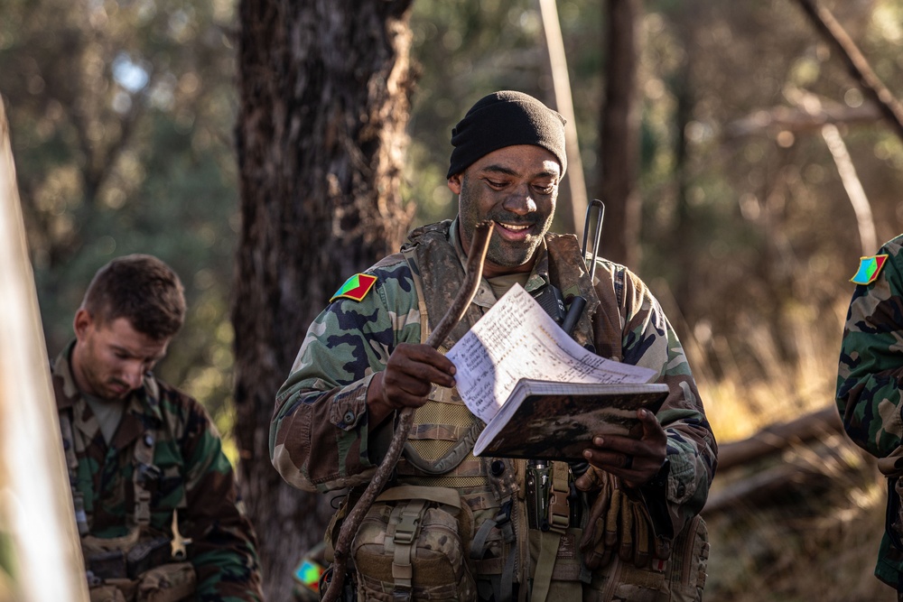 OPFOR 2-14 Hosts a Combined Arms Rehearsal during JPMRC 24-01