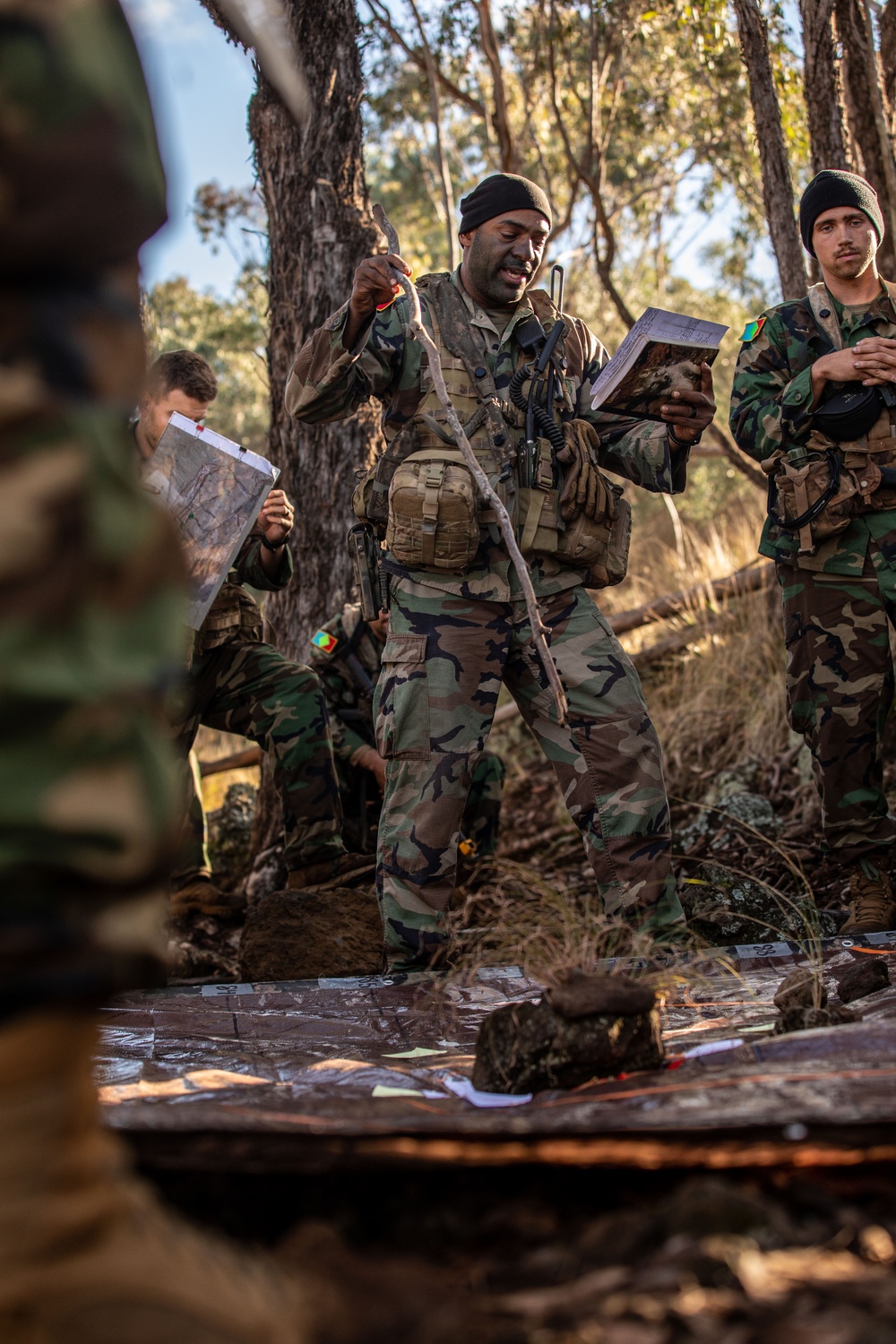 OPFOR 2-14 Hosts a Combined Arms Rehearsal during JPMRC 24-01